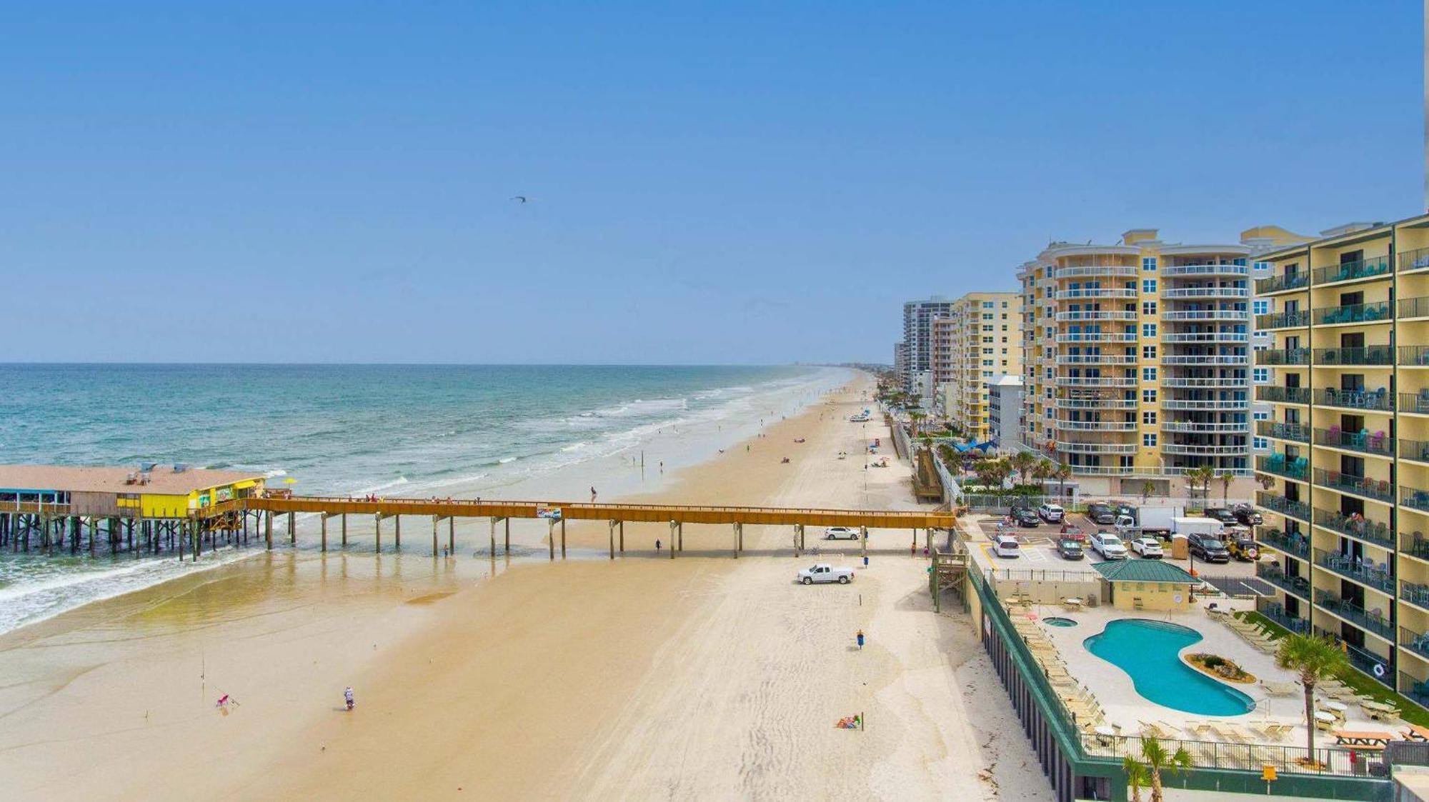 Ocean Views From Your Private Balcony! Sunglow Resort 606 By Brightwild Daytona Beach Shores Zewnętrze zdjęcie